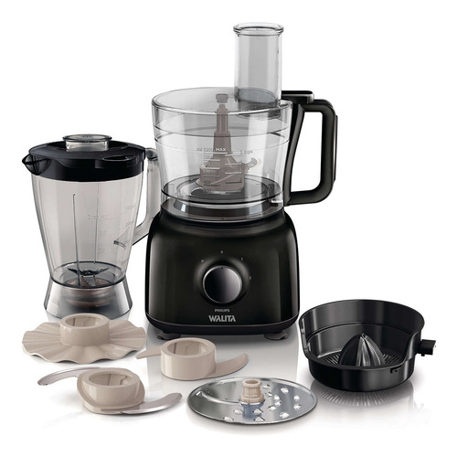 Multiprocesadora Philips Daily Collection RI7629 650W negra