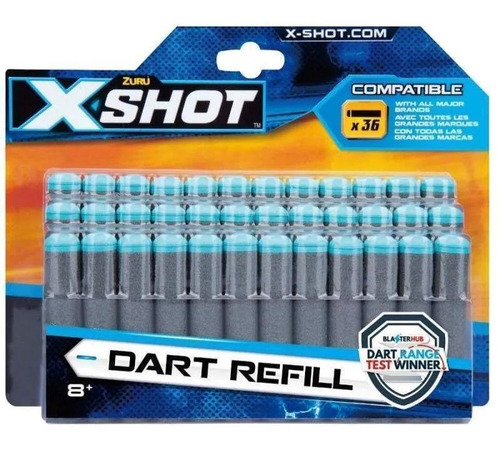 Repuesto Set X36 Unidades Balas Dardos X-shot Compatibles