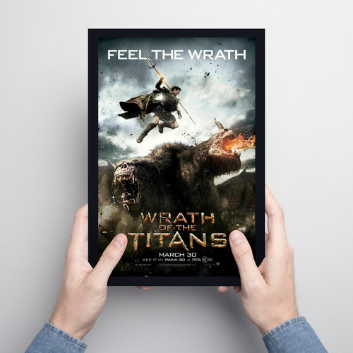 Cuadro 20x30 Pelicula Wrath Of The Titans