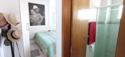 Apartamento Planejado Próximo Da Praia Com 2 Dormitórios E 2 Vagas À Venda, 86 M² Por R$ 350.000 - Vila Guilhermina - Praia Grande/sp - Ap3545