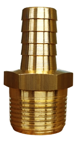 Espigão Fixo Npt 1 X 3/4 Latao Rosca Macho Garden