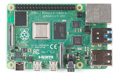 Tarjeta Desarrollo Raspberry Pi 4 Modelo B 2 Gb Sparkfun