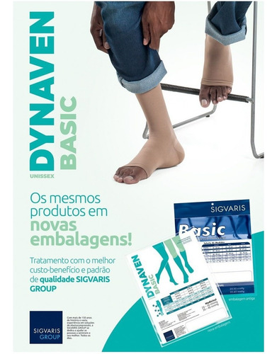 Meia Sigvaris Basic Panturrilha Altra Compressão Sigvaris