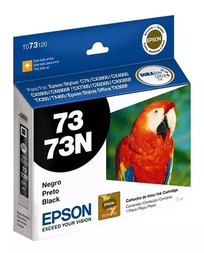 Cartucho Epson T073120 Negro Original Tx300f C79 Tx200 Tx210