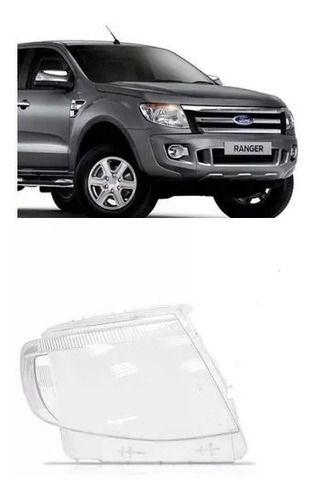 Lente Farol Ford Ranger 2013 /2016 Direito