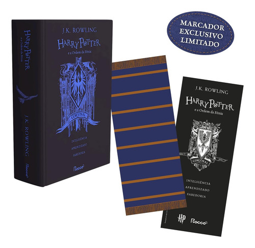 Harry Potter E A Ordem Da Fênix: Hp Casas De Hogwarts: Corvinal: Capa Dura - Rocco; 1a Edição