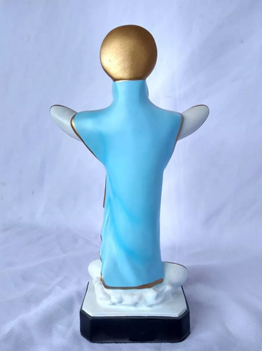 Imagem De Nossa Senhora Medianeira 22 Cm Cor PIntura a mão