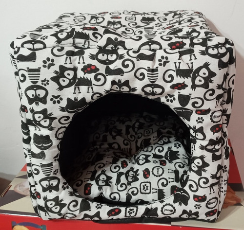 Cama Cubo Para Gatos /perros Razas Chicas
