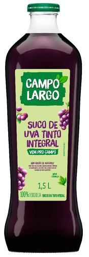 Suco de uva tinto  Campo Largo sem glúten 1.5 L 