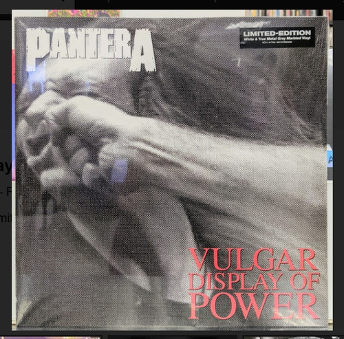 Pantera - Vulgar Display Of Power - Limited Edition Marbled 