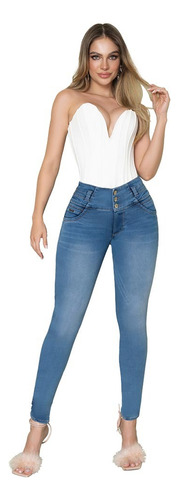 Pantalón Colombiano De Mezclilla Mujer Mede Jeans By Ciclón