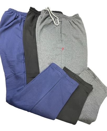 Pantalon Jogging Hombre Frisado Con Bolsillos