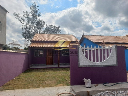 Imagem 2 de 14 de Ajc-056 - Casa Com 2 Quartos E Área Gourmet Em Unamar - Cf