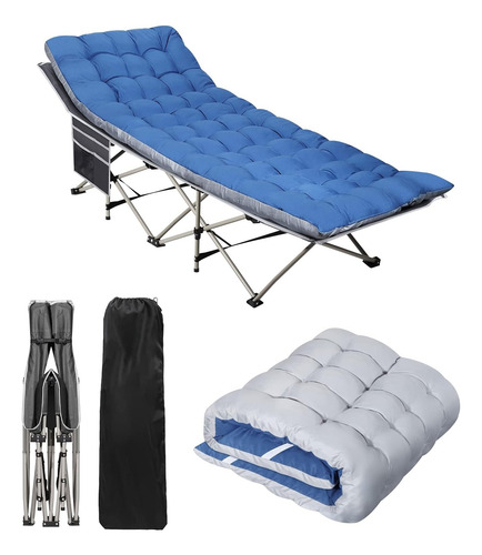 Catre Portátil Para Acampar Con Colchón Cama De Dormir Ple