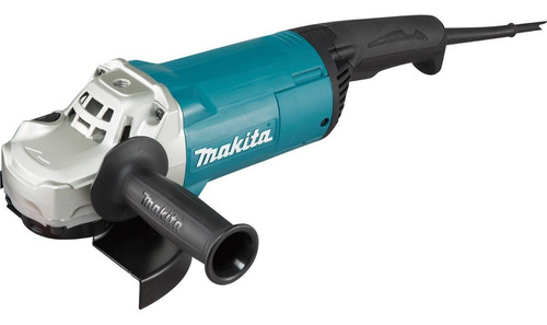 Esmeriladora angular Makita GA7060 de 50 Hz/60 Hz color turquesa 1650 W 110 V + accesorio