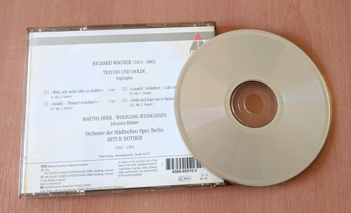 Tristan Und Isolde - Wagner / Modl / Windgassen / Rother (Usado)