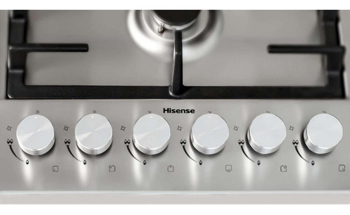 Imagen 3 de 5 de Parrilla Acero Inoxidable Empotrable Hisense Hgh961ss 90 Cm