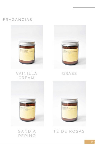 Imagen 6 de 6 de Velas Aromáticas Aroma Therapy Candle - Cera Soja -vidrio