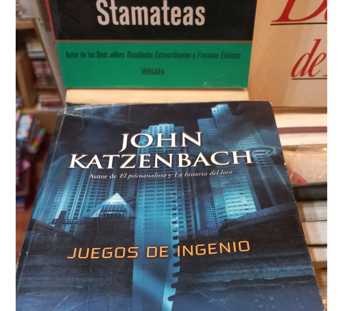 Juegos De Ingenio  John Katzenbach  Ediciones B