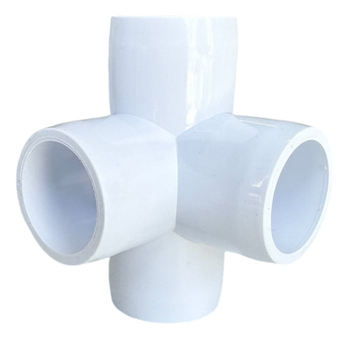 Tee Rincon 1/2'' (4 Vias) Pvc Cedula 40 Hidraulico