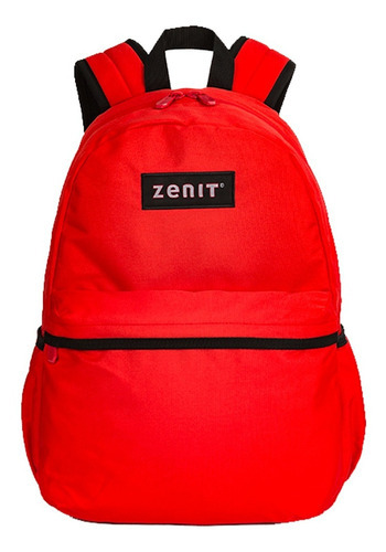 Mochila Escolar Sunset Colores Zenit Color Rojo