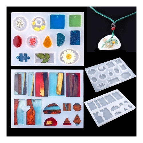 Bake Conjunto De Ferramentas De Jóias De Resina Diy Moldes