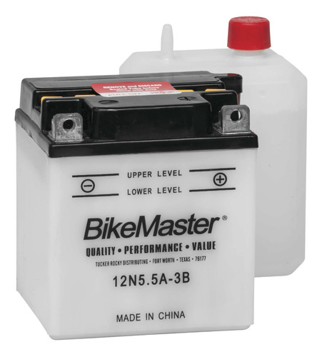 Bikemaster 12n5.5a-3b Bateria Convencional Para Motocicleta