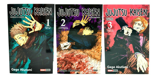 Jujutsu Kaisen Manga Panini Español Tomos 1, 2 Y 3