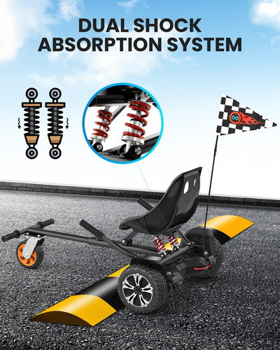 Asiento Adaptador Gyroor K2 Go Kart Para Hoverboard