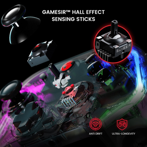Control Gamesir Kaleid T4 Alambrico P/ Pc, Switch Y Android