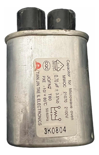 Capacitor 0.70 Uf 2100v Para Microondas LG (refacción Usada)