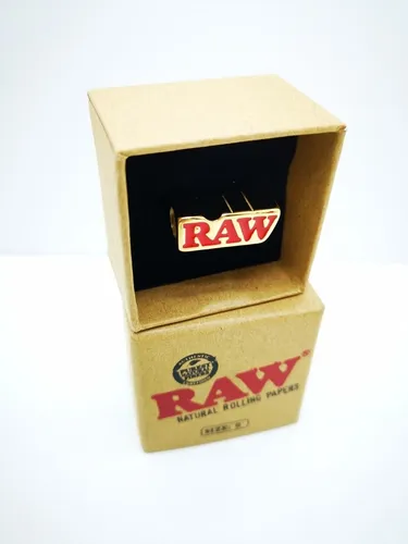 Anillo Raw Oro Diseño Calidad Anillo Gold Raw Life Ocb Lion