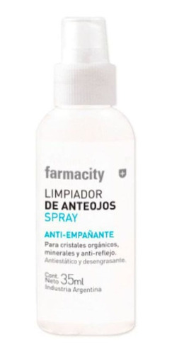 Limpiador De Cristales Farmacity En Spray X 35 Ml