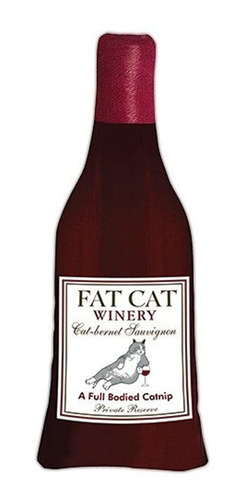 Alice S Cottage Vino Me Up Fat Cat Catnip Juguete