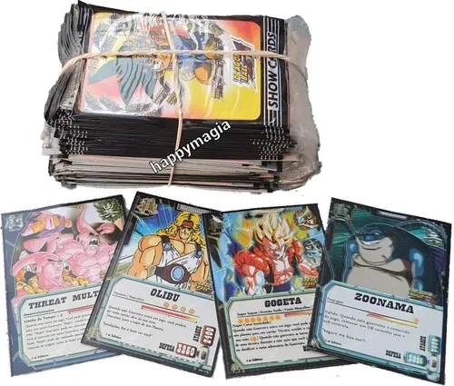 Card Dragon Ball Z Gt + De 47 Pacotes Fechado Card Goku Top