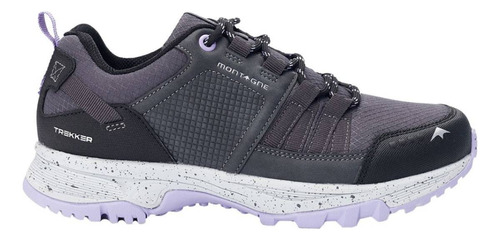 Zapatillas Montagne Trekker Color Gris/violeta - Adulto 38 Ar