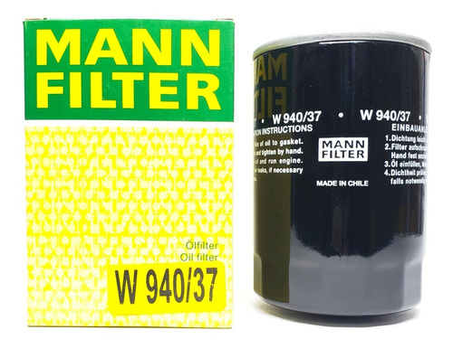 Filtro Aceite W940/37 Mann Filter Peugeot Boxer