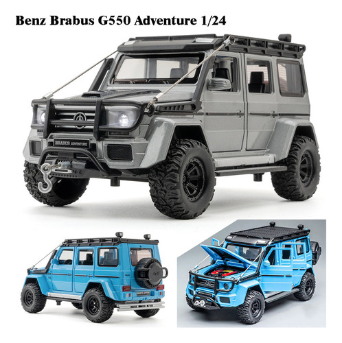 Benz Brabus G550 Miniatura Metal Coche Con Luz Y Sonido 1/24