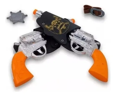 Pistolas Vaquero Y Estrella Comisario Juguete Disfraz Buddy