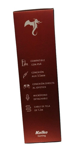 Imagen 4 de 6 de Auricular Gamer Kolke Hero Con Microfono Ar1 Kga-312 Ellobo