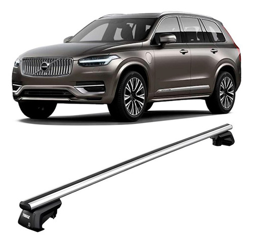 Rack Teto Thule Aluminiumbar Volvo Xc90 2015 A 2020