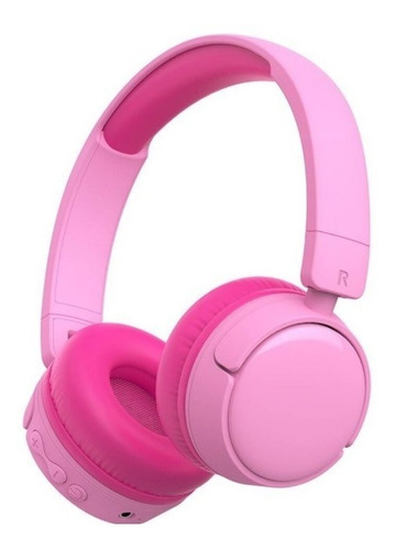 Auriculares Inalámbrico Bluetooth Protección Auditiva Niño Color Rosa