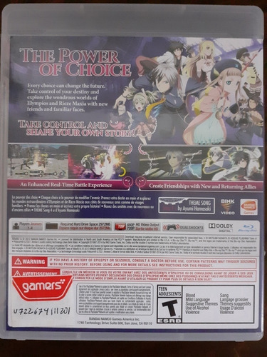 Tales Of Xilia 2 Ps3 (Usado)