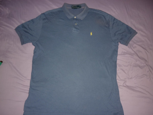 E Chomba Polo Ralph Lauren Talle L Azul Algodon Art 44300