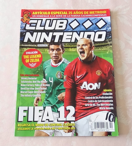Club Nintendo Año 20 No. 10 Octubre 2001 Portada Fifa 12