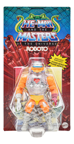 He Man Masters Of The Universe Roboto 15cm 2022 Mattel