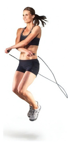 Corda de pular Golds Gym com cordão A6 de 2,74 m