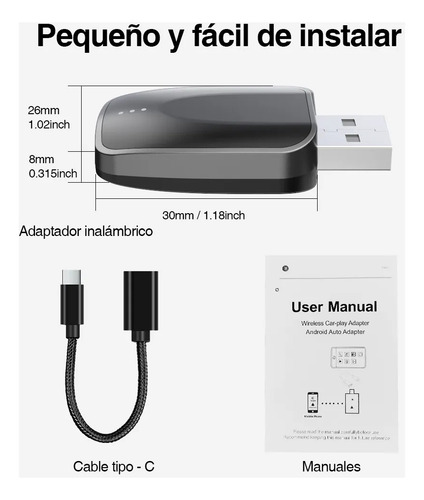 Android Auto Converter 2en1 Wireless Adapter Car Play