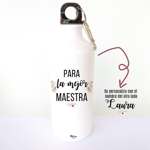 Caramañola Personalizada Aluminio Regalo Equipos Empresarial