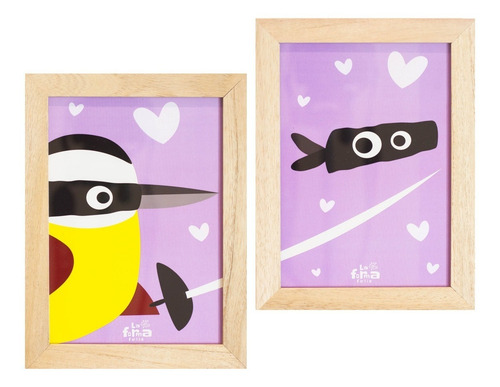 Imagen 1 de 1 de Cuadros Dípticos Infantiles Veo Veo 20cm X 25cm
